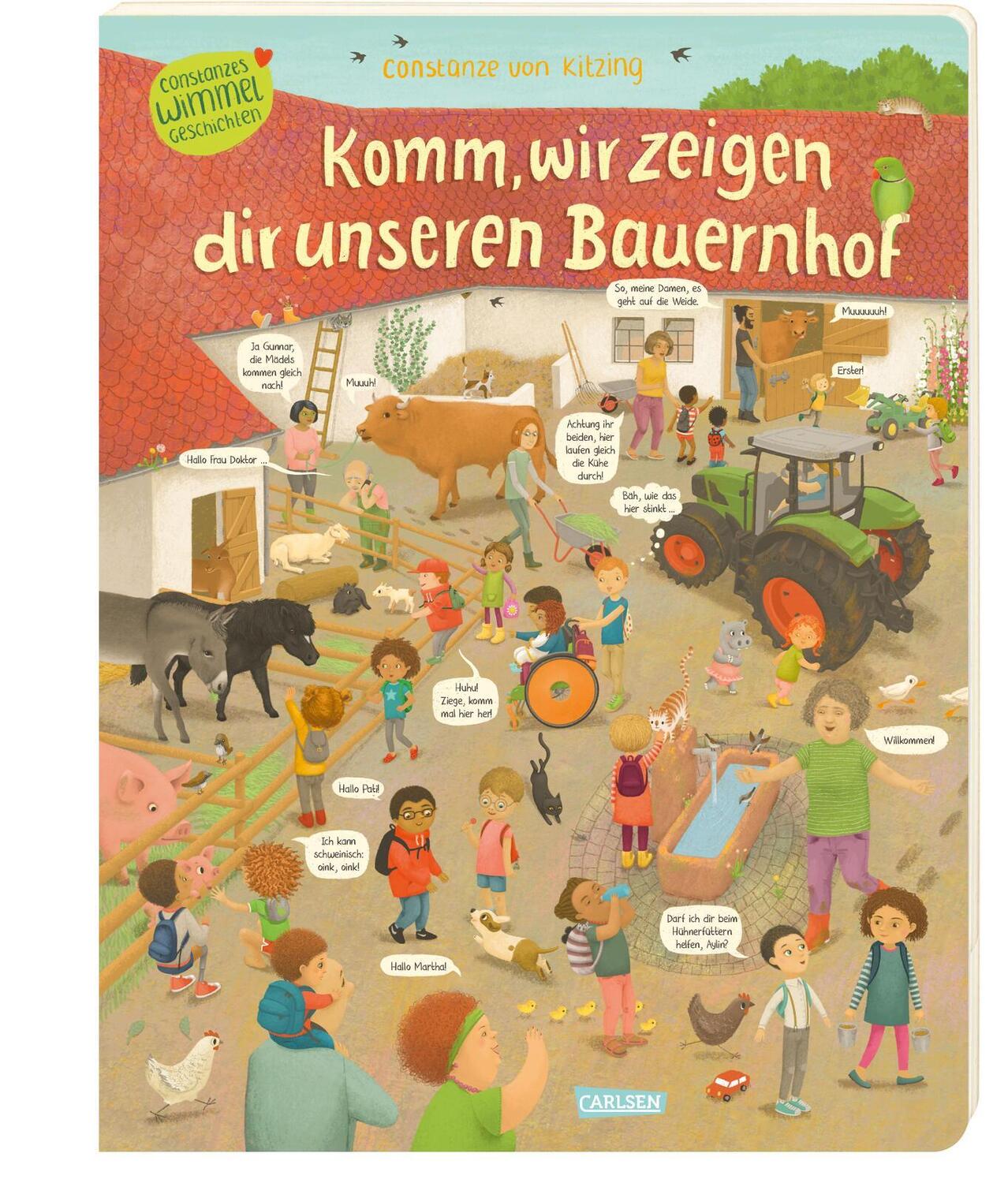 Cover: 9783551172587 | Komm, wir zeigen dir unseren Bauernhof (Constanze von Kitzings...