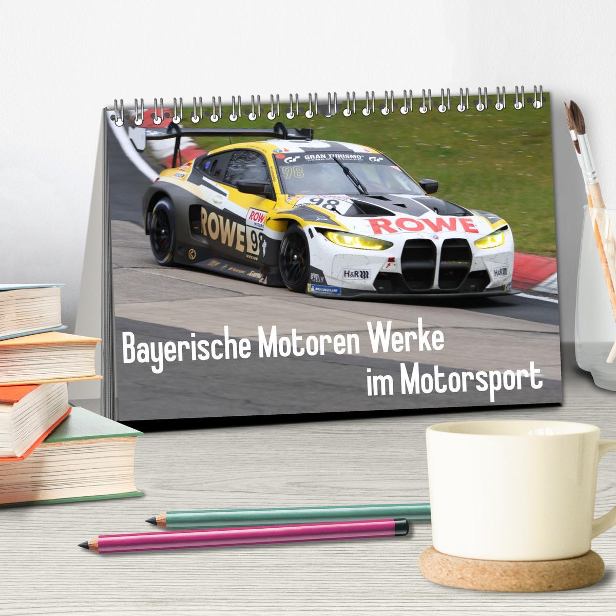 Bild: 9783435838899 | Bayerische Motoren Werke im Motorsport (Tischkalender 2025 DIN A5...