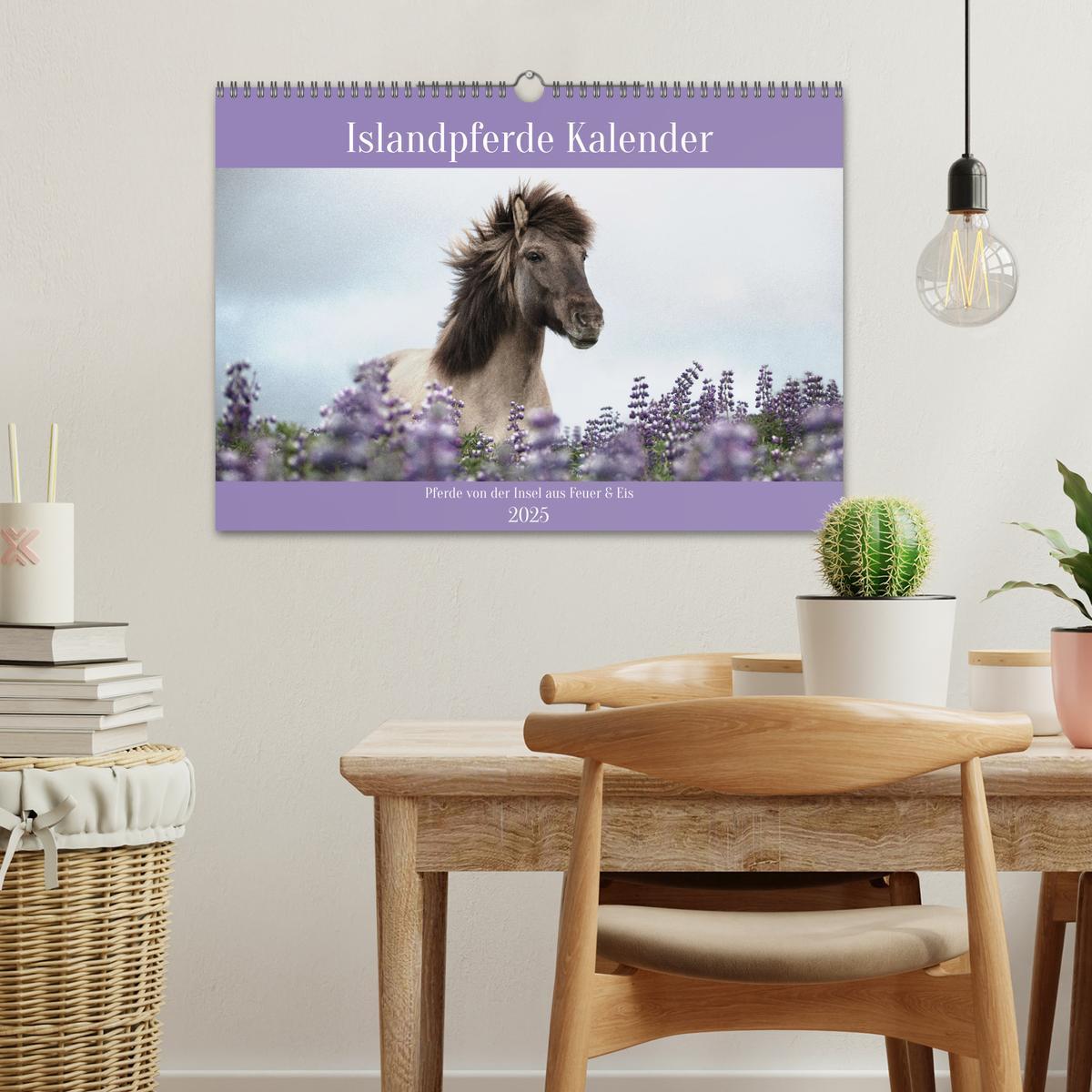 Bild: 9783383934032 | Islandpferde Kalender (Wandkalender 2025 DIN A3 quer), CALVENDO...