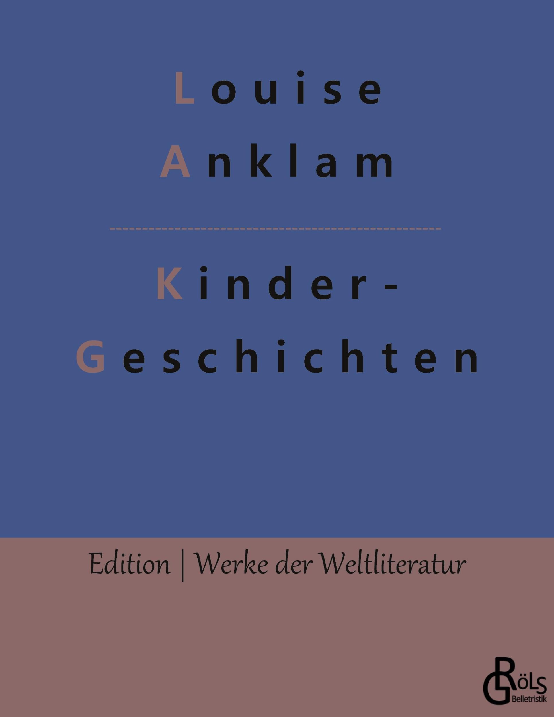 Cover: 9783966370004 | Kindergeschichten | Louise Anklam | Taschenbuch | Paperback | 96 S.