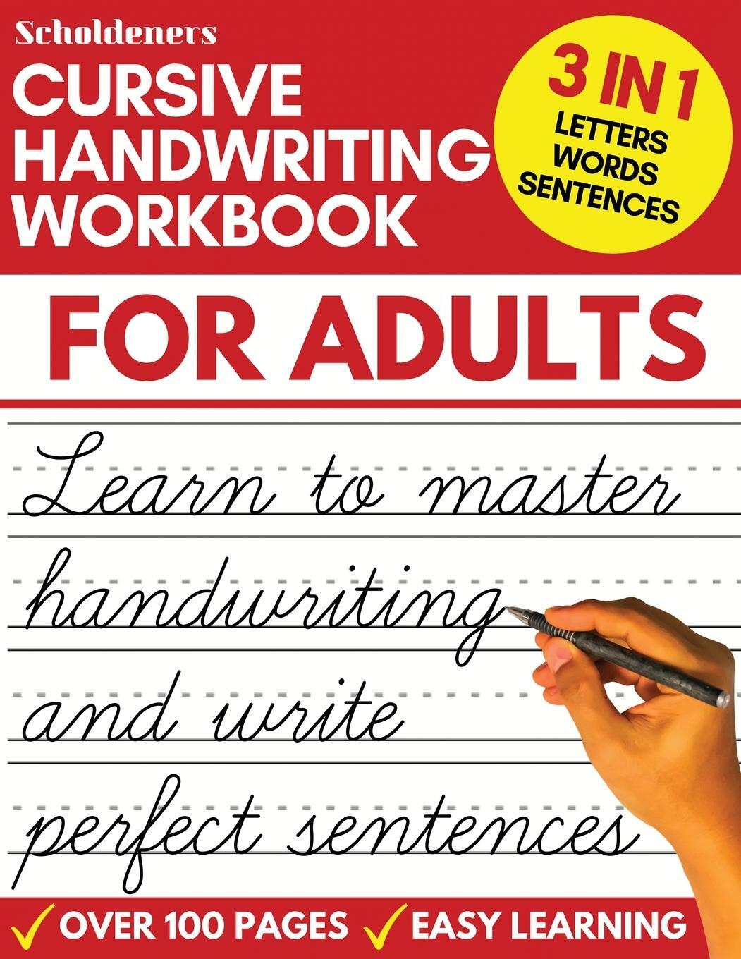Cover: 9781913357641 | Cursive Handwriting Workbook for Adults | Scholdeners | Taschenbuch