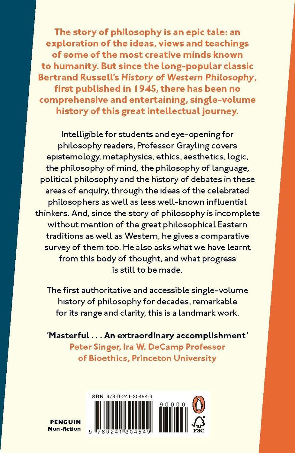 Rückseite: 9780241304549 | The History of Philosophy | A. C. Grayling | Taschenbuch | Englisch