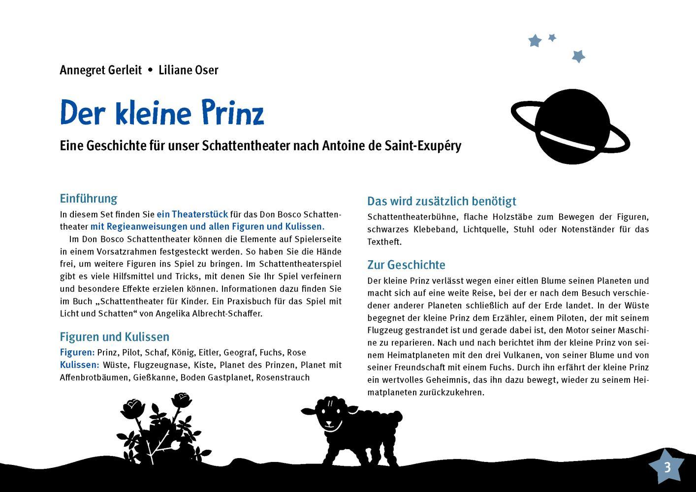 Bild: 4260694920664 | Der kleine Prinz | Liliane Oser | Bundle | 1 Broschüre | Deutsch