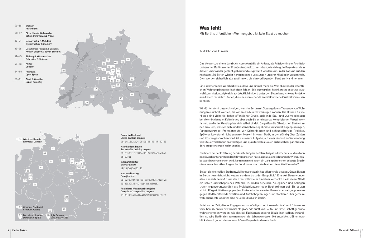 Bild: 9783037682609 | Architektur Berlin, Bd. 10 Building Berlin, Vol. 10 | Berlin | Buch