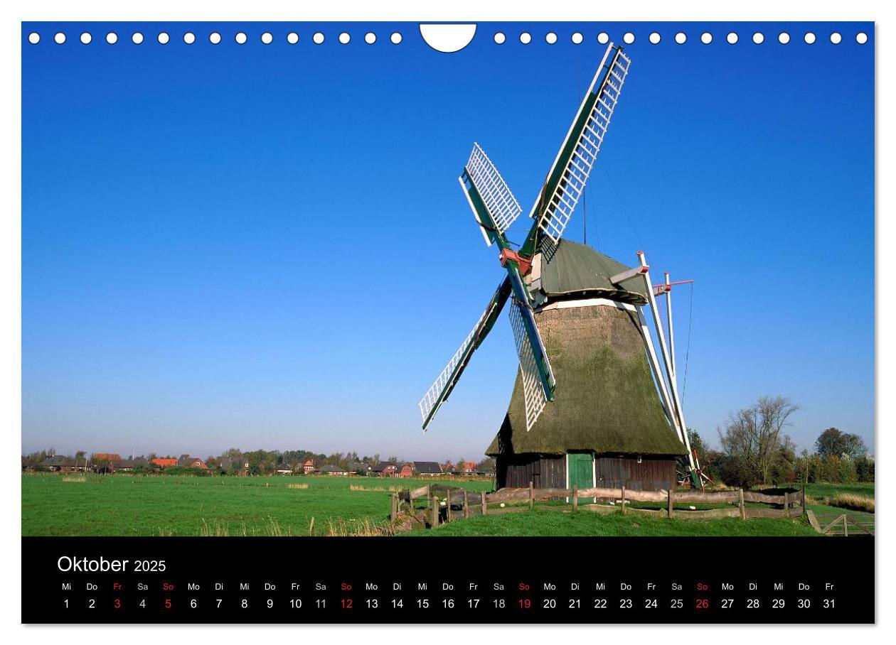 Bild: 9783435822690 | Ostfriesland (Wandkalender 2025 DIN A4 quer), CALVENDO Monatskalender