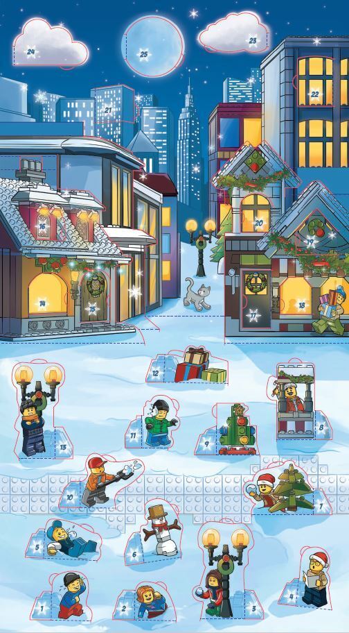 Bild: 9783960801986 | LEGO Weihnachtsbox - 24 Tage Vorfreude | Mehrteiliges Produkt | 48 S.