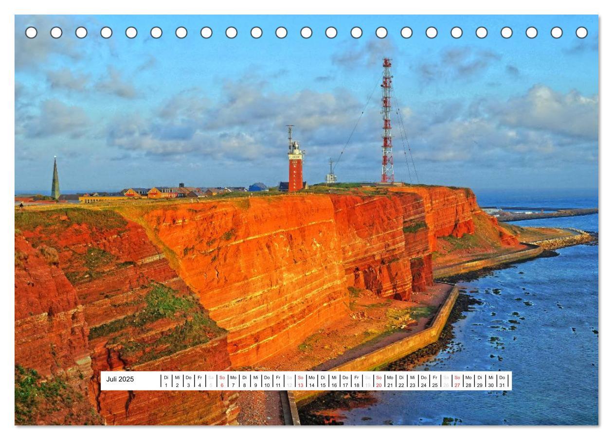 Bild: 9783435472857 | Hochsee-Insel Helgoland (Tischkalender 2025 DIN A5 quer), CALVENDO...