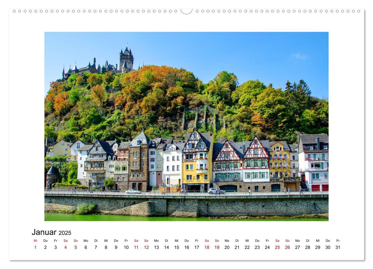 Bild: 9783435282234 | Cochem - an der Mosel (Wandkalender 2025 DIN A2 quer), CALVENDO...