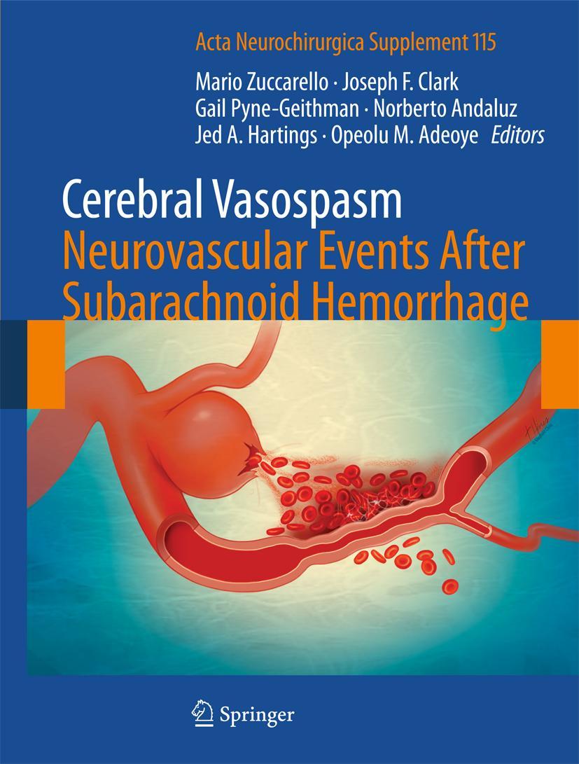 Cover: 9783709111918 | Cerebral Vasospasm: Neurovascular Events After Subarachnoid Hemorrhage