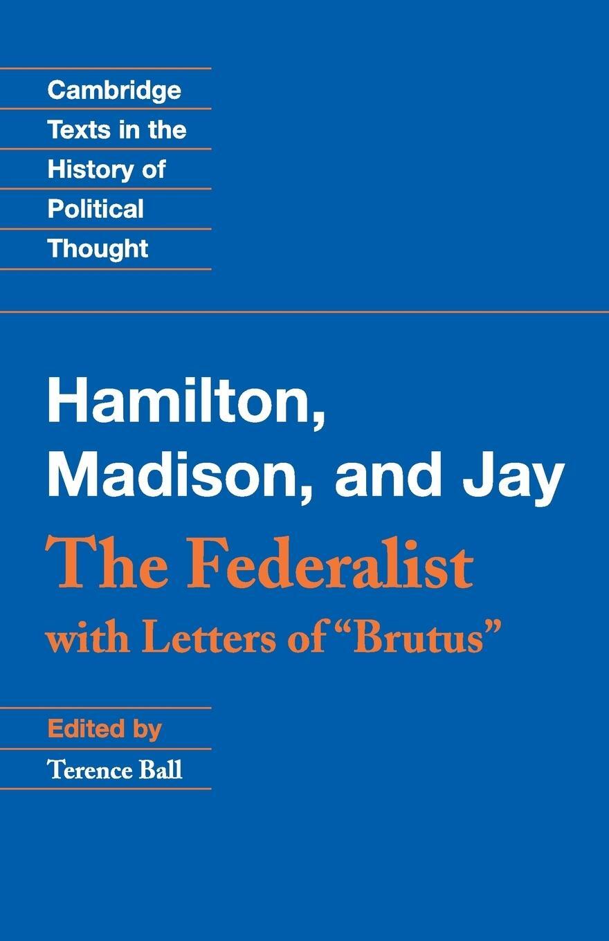 Cover: 9780521001212 | The Federalist | Alexander Hamilton (u. a.) | Taschenbuch | Paperback
