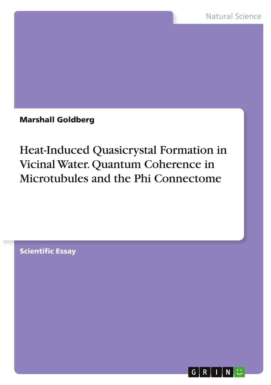 Cover: 9783346310200 | Heat-Induced Quasicrystal Formation in Vicinal Water. Quantum...
