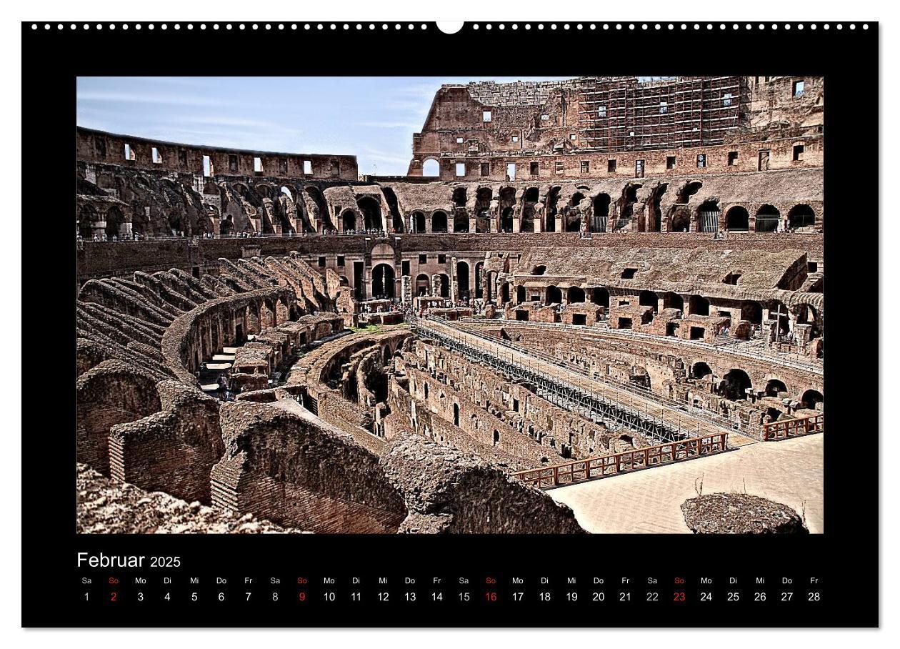 Bild: 9783435827121 | Roma (Wandkalender 2025 DIN A2 quer), CALVENDO Monatskalender | 2025