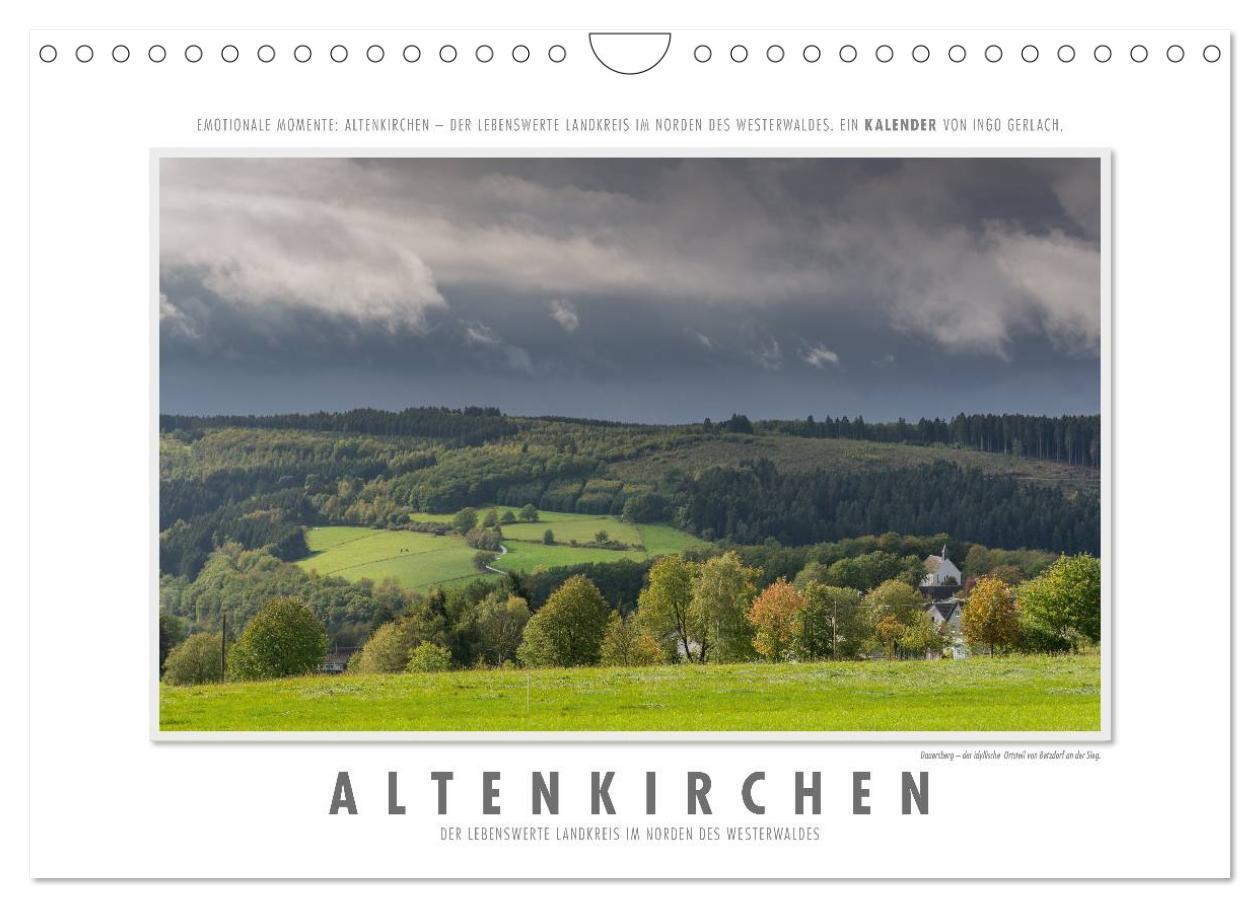 Cover: 9783383512568 | Emotionale Momente: Altenkirchen - der lebenswerte Landkreis im...