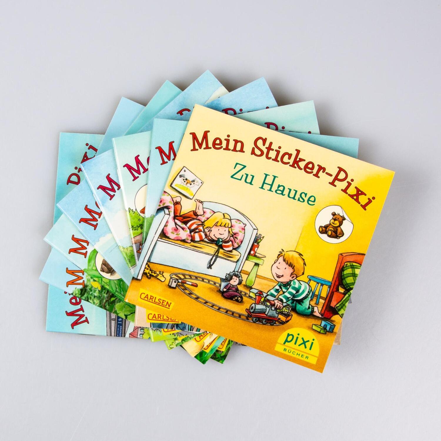 Bild: 9783551044402 | Pixi-8er-Set 234: Pixis neue Sticker-Bücher (8x1 Exemplar) | Deutsch