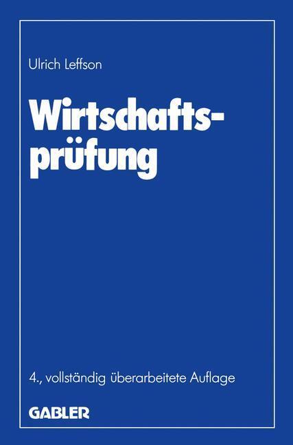 Cover: 9783409350747 | Wirtschaftsprüfung | Ulrich Leffson | Taschenbuch | Paperback | 1991