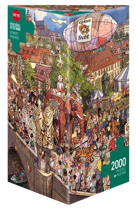Cover: 4001689299262 | Street Parade | 2000 Teile | Doro Göbel (u. a.) | Spiel | 29926 | 2020