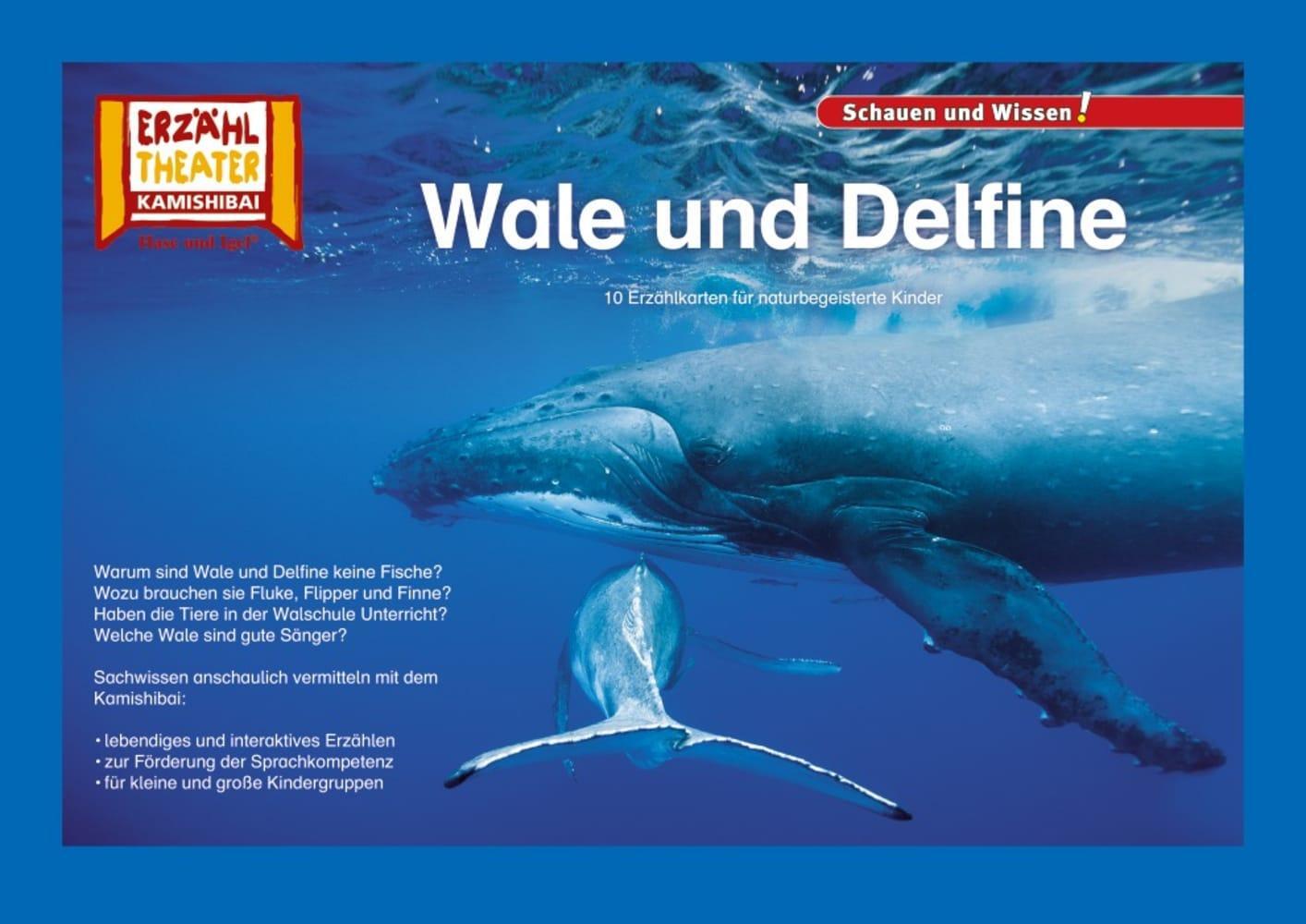 Cover: 4260505831240 | Kamishibai: Wale und Delfine | 10 Fotobildkarten für das Erzähltheater