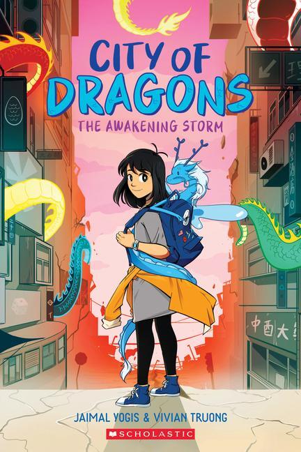 Cover: 9781338660425 | The Awakening Storm: A Graphic Novel (City of Dragons #1) | Yogis