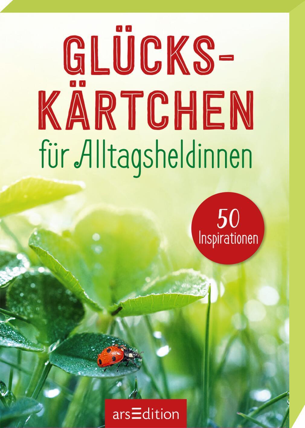 Cover: 9783845852904 | Glückskärtchen für Alltagsheldinnen | 50 Inspirationen | Taschenbuch