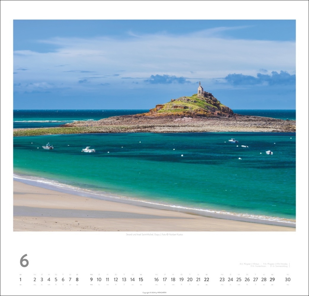 Bild: 9783839900277 | Bretagne Kalender 2025 - Stürmische Romantik | Norbert Kustos | 14 S.