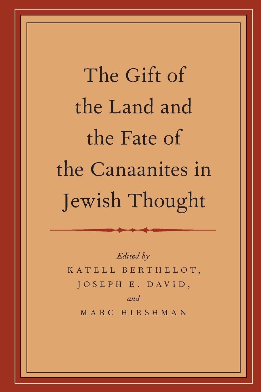 Cover: 9780199959822 | Gift of the Land and the Fate of the Canaanites in Jewish Thought