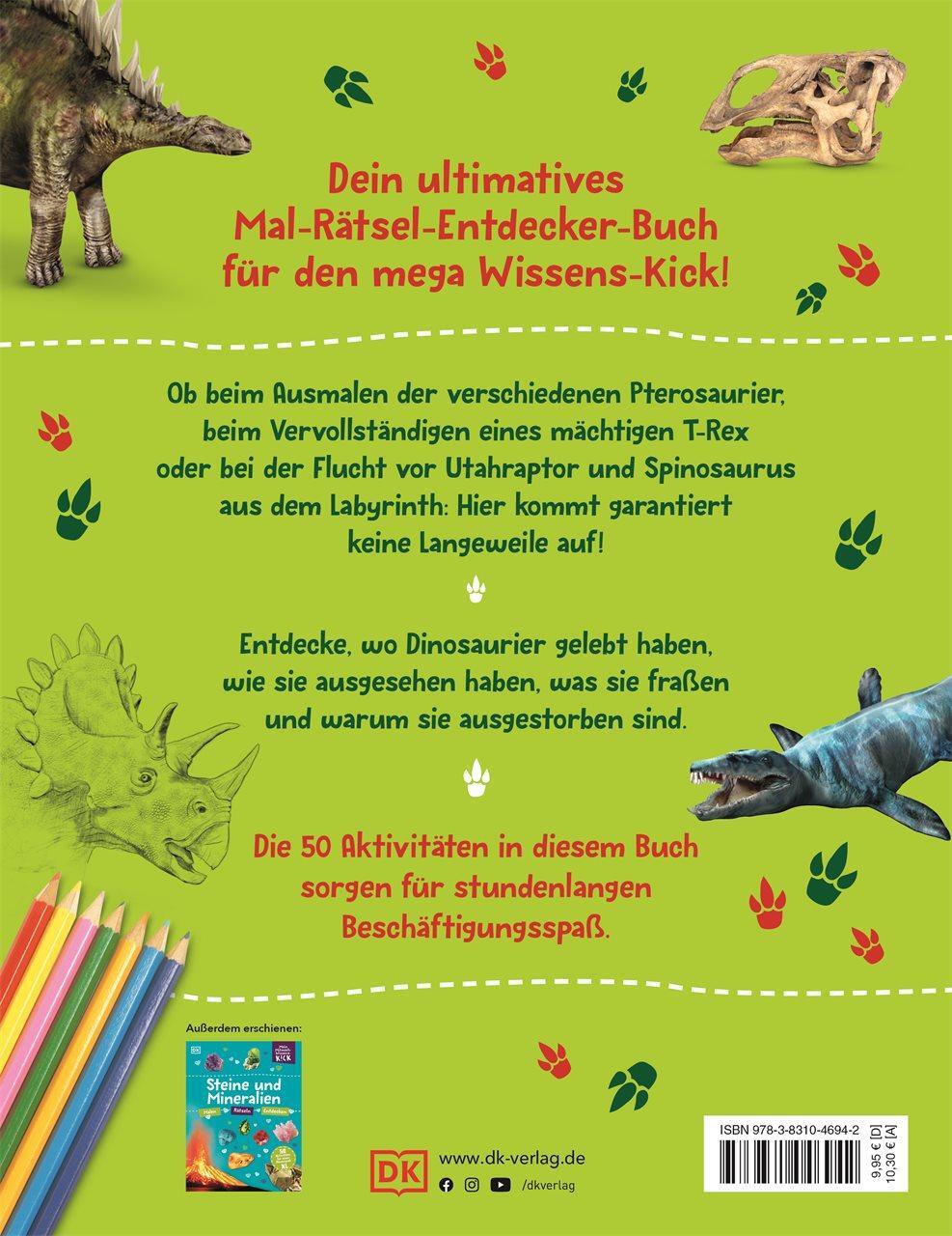 Rückseite: 9783831046942 | Mein Mitmach-Wissens-Kick. Dinosaurier | DK Verlag - Kids | Buch