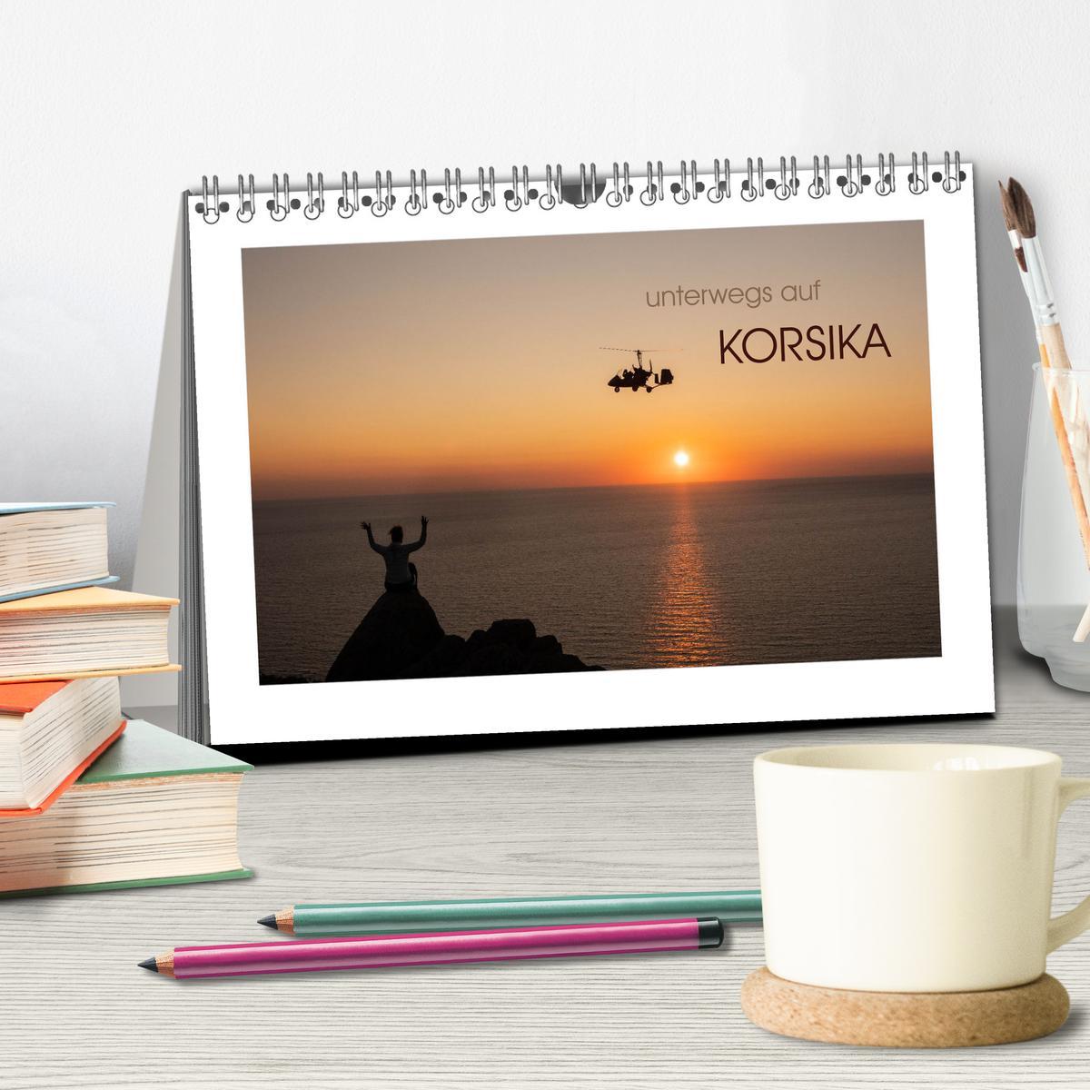 Bild: 9783383998690 | unterwegs auf Korsika (Tischkalender 2025 DIN A5 quer), CALVENDO...