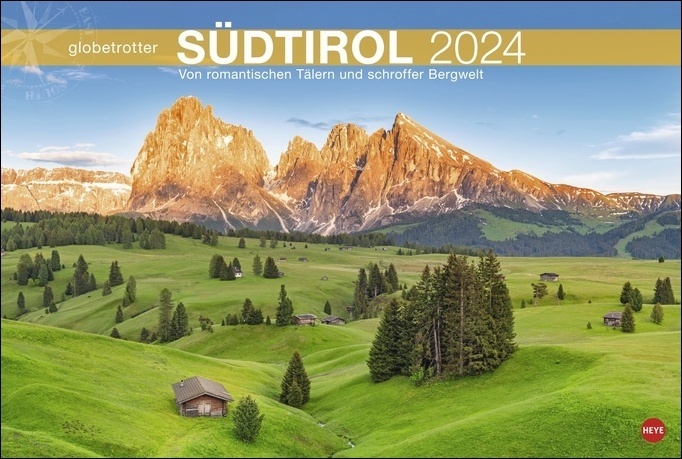 Cover: 9783756401055 | Südtirol Globetrotter Kalender 2024. Alto Adige in großartigen...