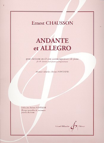 Cover: 9790043020523 | Andante Et Allegro | Gerard Billaudot Editeur de Musique