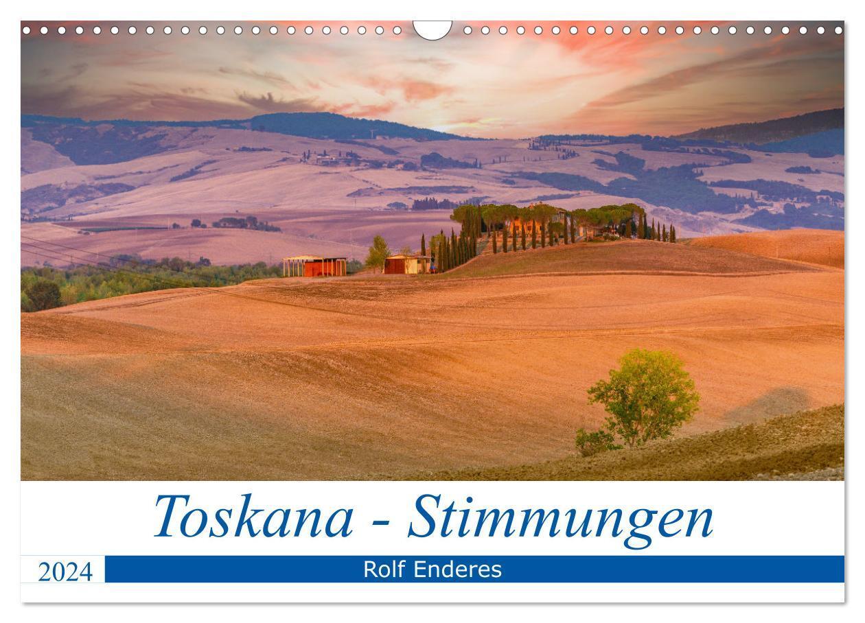 Cover: 9783675925830 | Toskana - Stimmungen (Wandkalender 2024 DIN A3 quer), CALVENDO...
