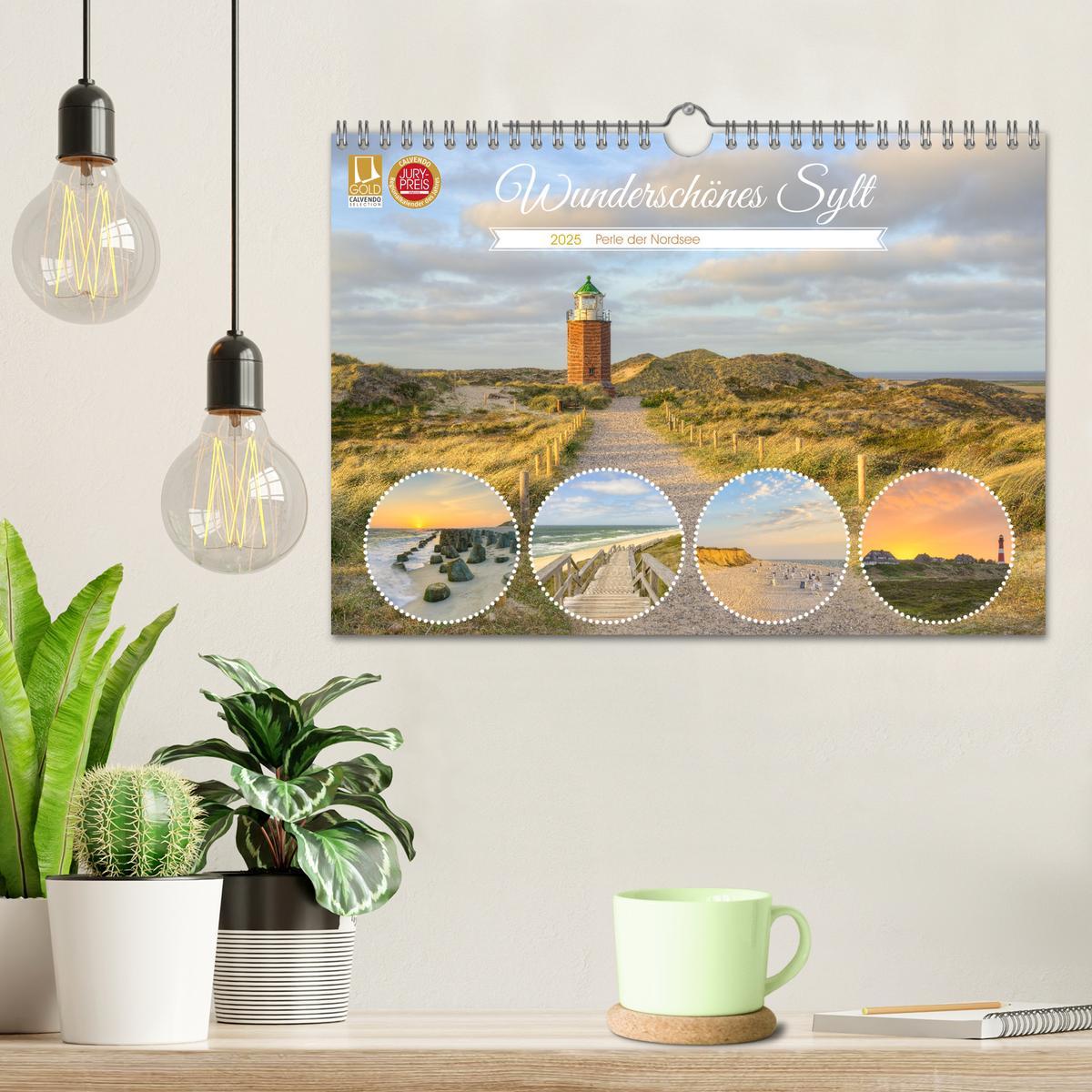 Bild: 9783383828522 | Wunderschönes Sylt - Perle der Nordsee (Wandkalender 2025 DIN A4...