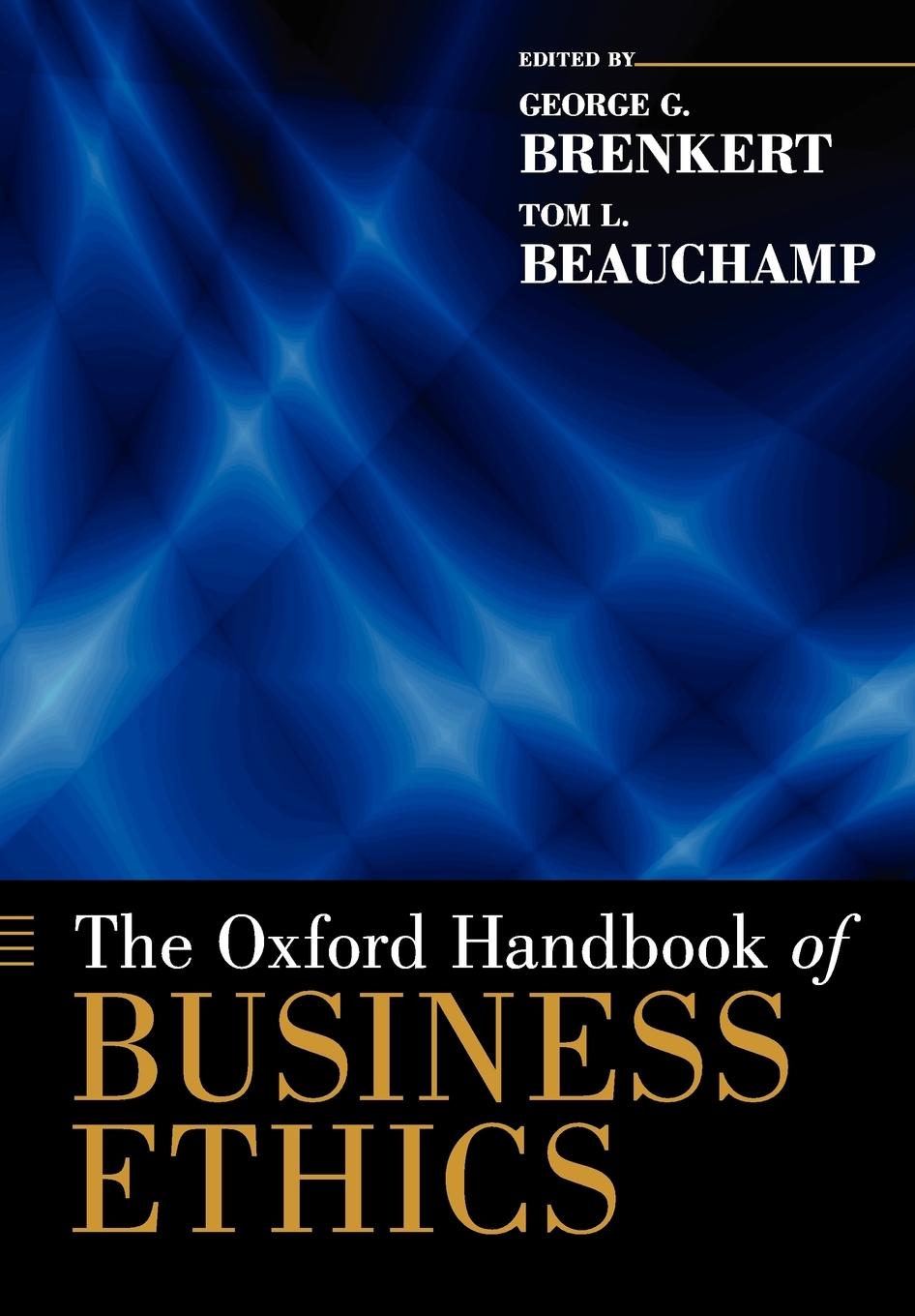 Cover: 9780199916221 | The Oxford Handbook of Business Ethics | George G. Brenkert (u. a.)