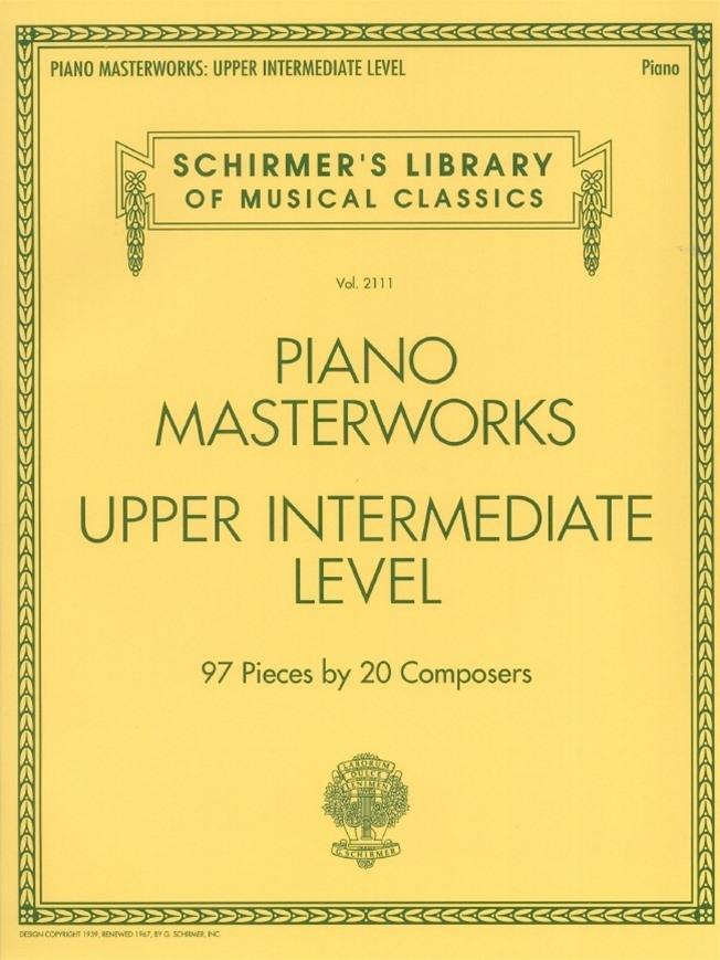 Cover: 9781495006890 | Piano Masterworks - Intermediate Level: Schirmer's Library of...