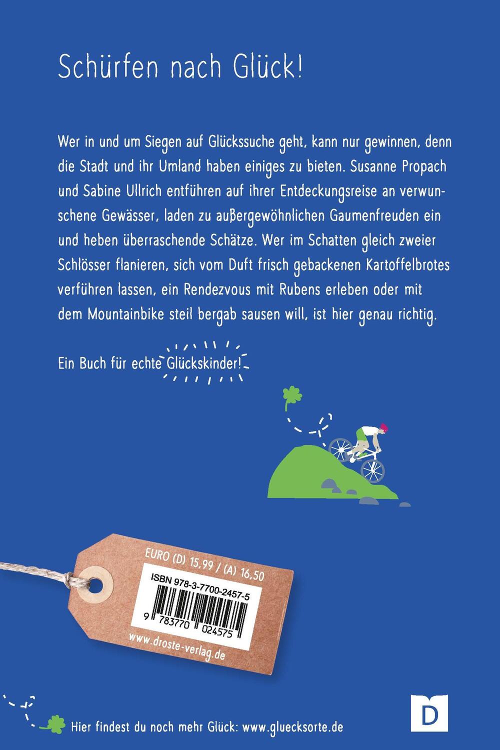 Rückseite: 9783770024575 | Glücksorte in und um Siegen | Fahr hin und werd glücklich (Neuauflage)