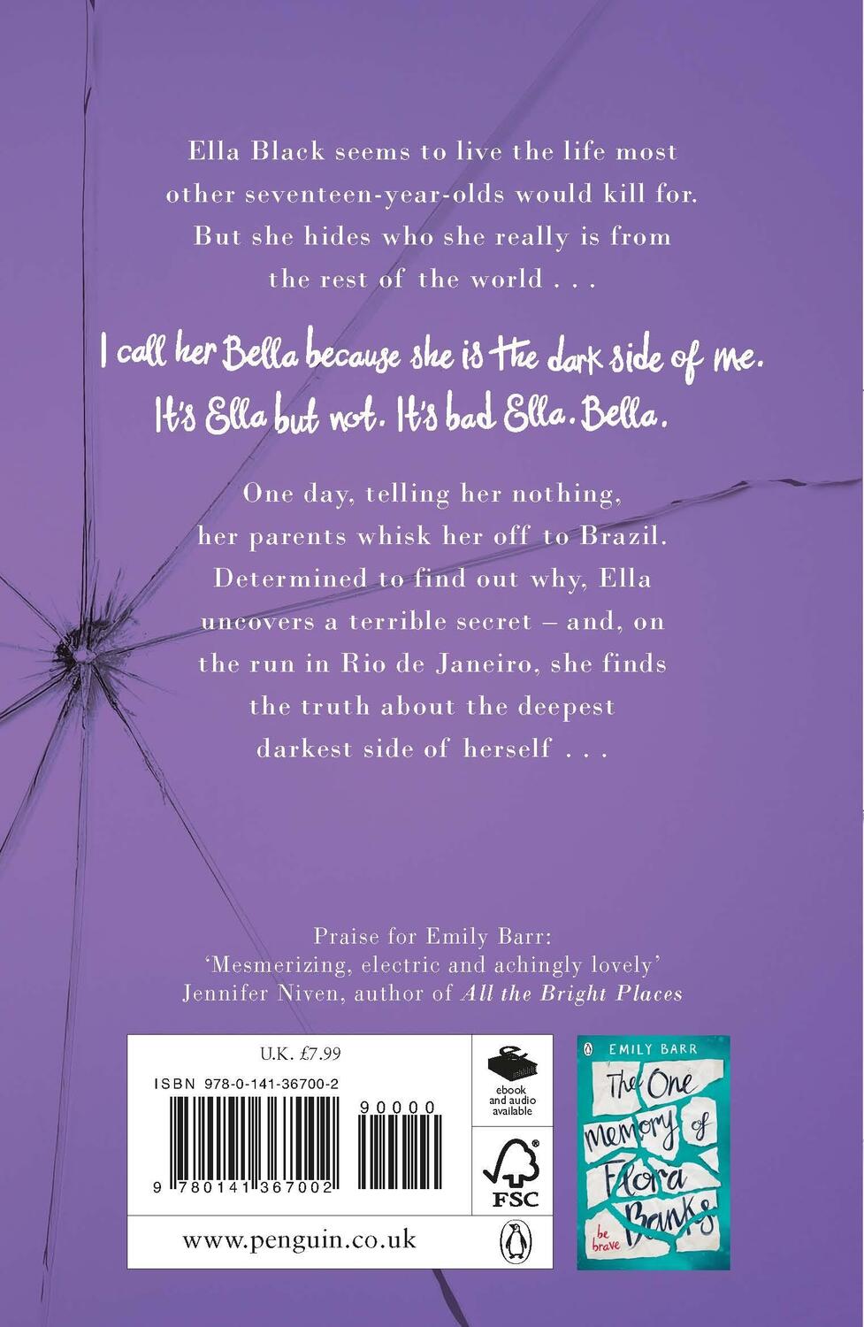Rückseite: 9780141367002 | The Truth and Lies of Ella Black | Emily Barr | Taschenbuch | Englisch