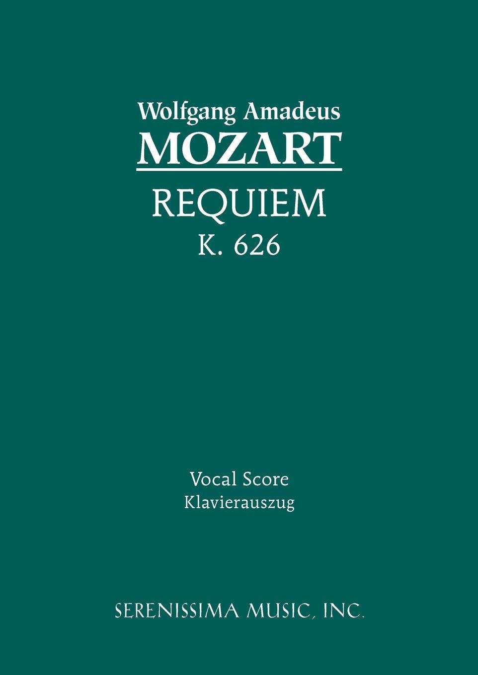 Cover: 9781932419177 | Requiem, K.626 | Vocal score | Wolfgang Amadeus Mozart | Taschenbuch