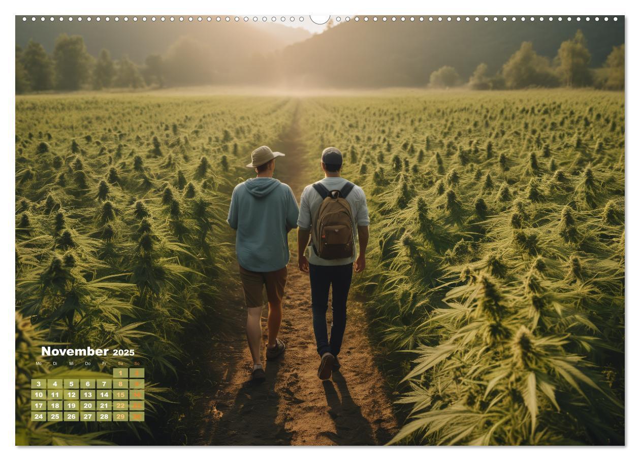 Bild: 9783383807190 | Wunderschöne Cannabisfelder (Wandkalender 2025 DIN A2 quer),...