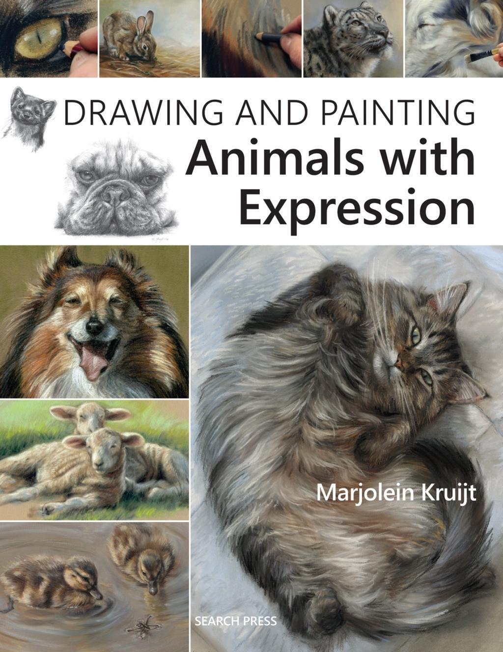 Cover: 9781782213215 | Drawing and Painting Animals with Expression | Marjolein Kruijt | Buch