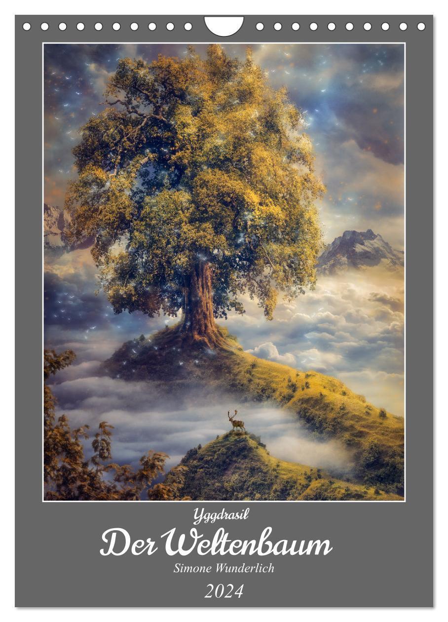 Cover: 9783675773639 | Yggdrasil - Der Baum des Lebens (Wandkalender 2024 DIN A4 hoch),...