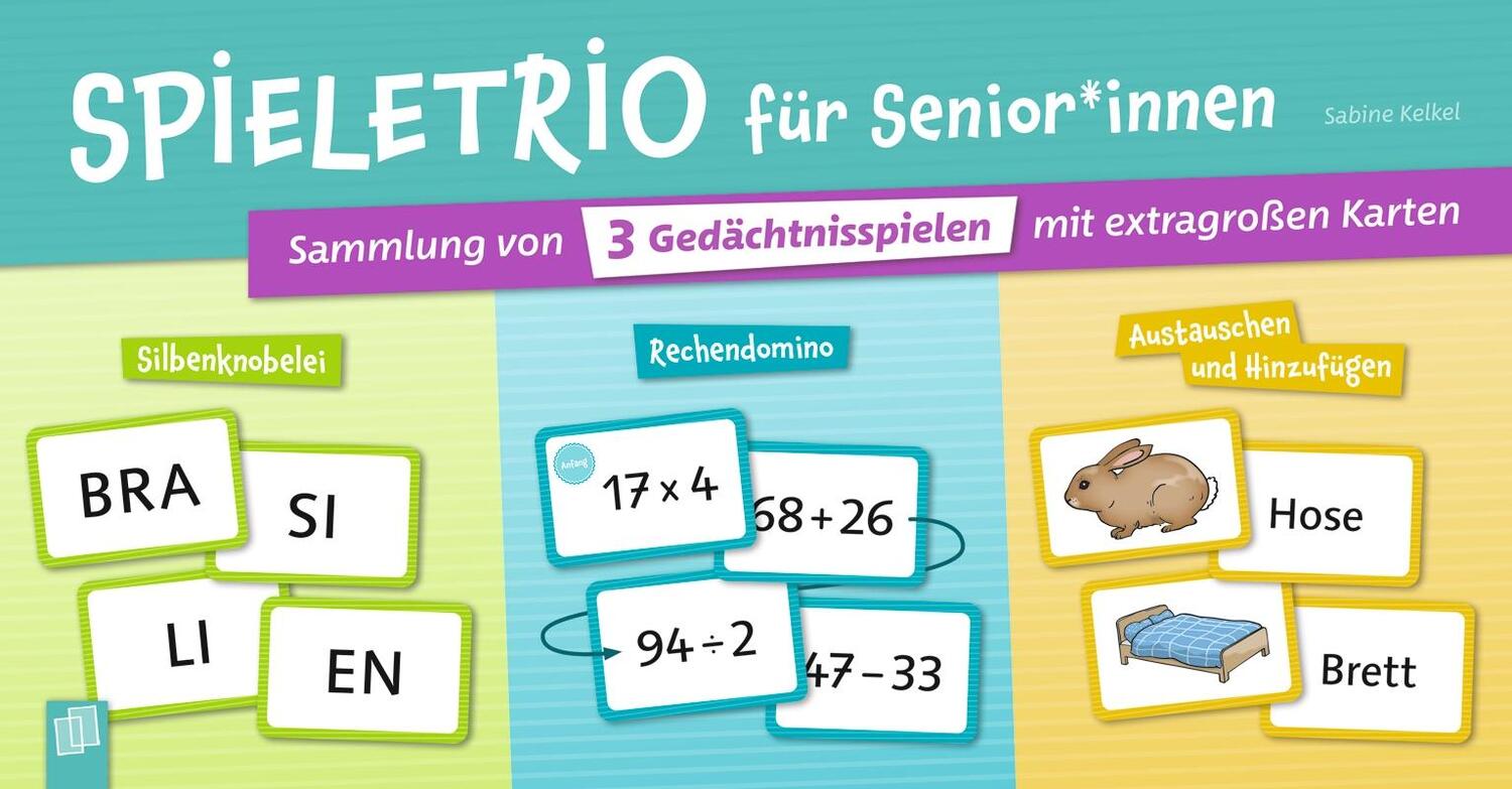 Cover: 9783834647634 | Spieletrio für Senioren und Seniorinnen | Sabine Kelkel | Spiel | 7439