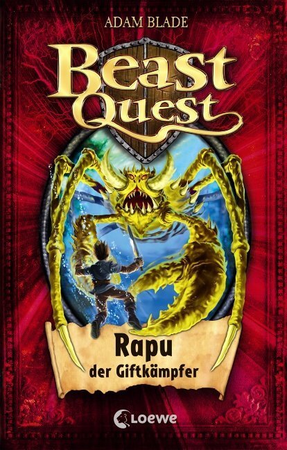 Cover: 9783785576397 | Beast Quest (Band 25) - Rapu, der Giftkämpfer | Adam Blade | Buch