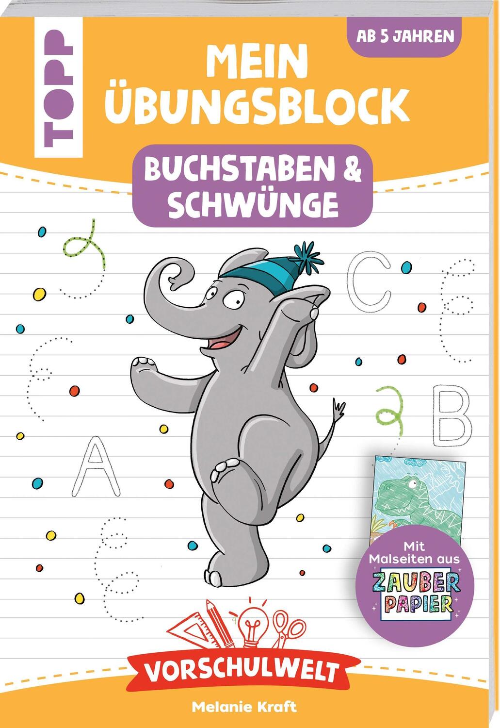 Cover: 9783772446191 | Vorschulwelt - Mein Übungsblock mit Zauberpapier Buchstaben und...
