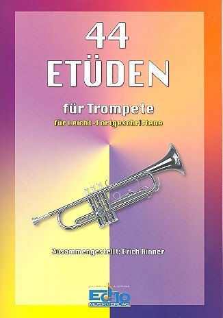 Cover: 9790501611560 | 44 Etüden für Trompete | Für leicht Fortgeschrittene | Erich Rinner