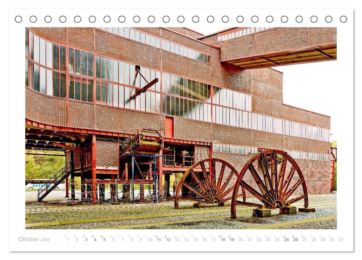 Bild: 9783435757459 | Zeche Zollverein. Weltkulturerbe. (Tischkalender 2025 DIN A5 quer),...