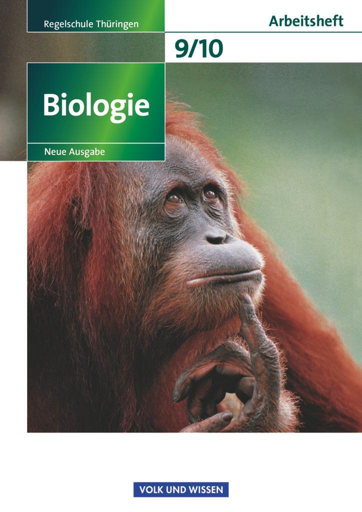 Cover: 9783060112722 | Biologie 9./10. Schuljahr. Arbeitsheft Regelschule Thüringen | Buch