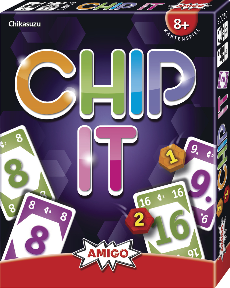 Cover: 4007396020069 | Chip It | Spieleranzahl: 3-6, Spieldauer (Min.): 15, Kartenspiel