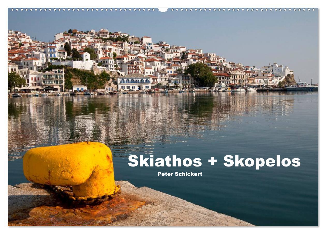 Cover: 9783435741182 | Skiathos + Skopelos (Wandkalender 2025 DIN A2 quer), CALVENDO...