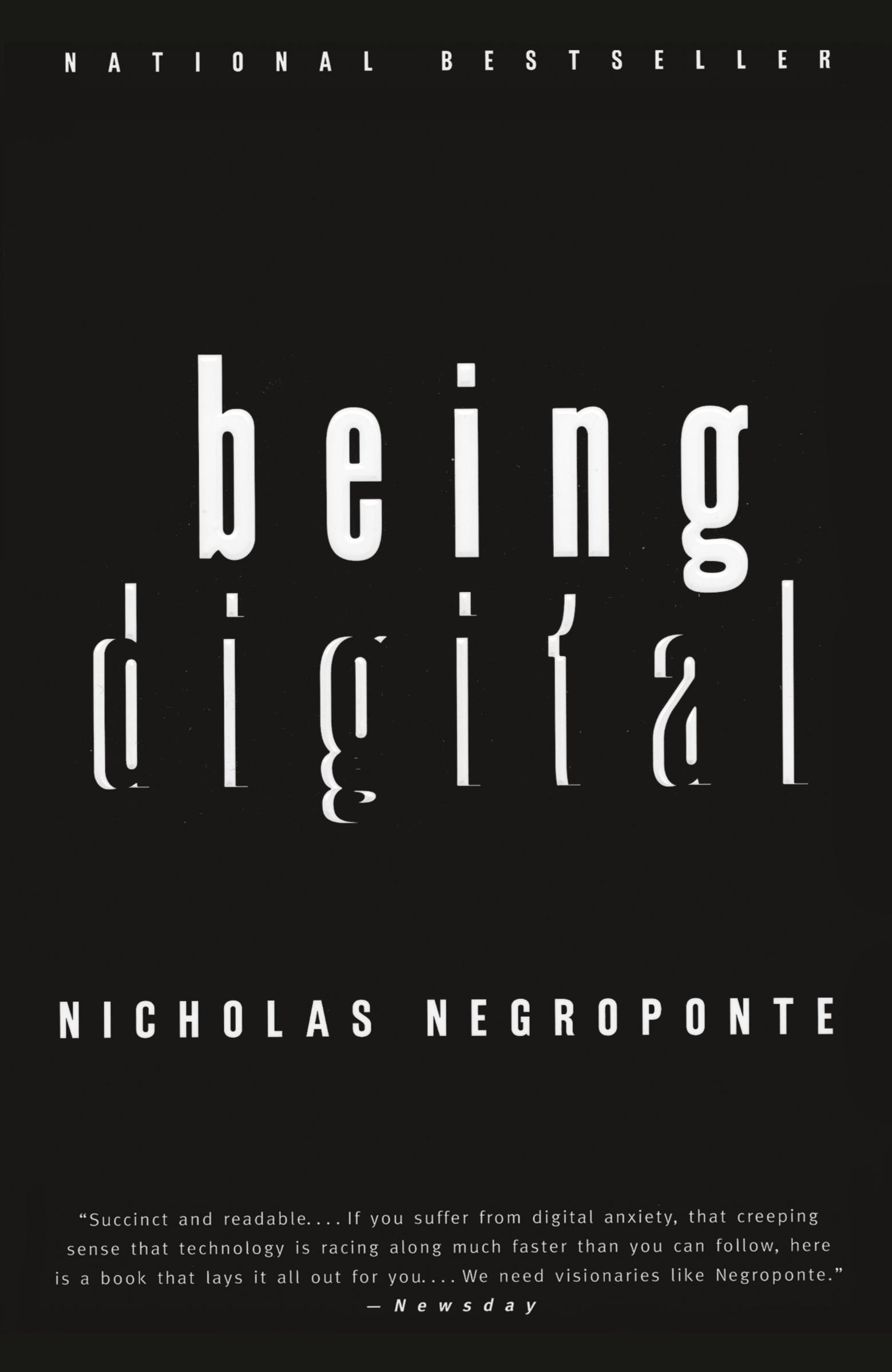 Cover: 9780679762904 | Being Digital | Nicholas Negroponte | Taschenbuch | Englisch | 1996