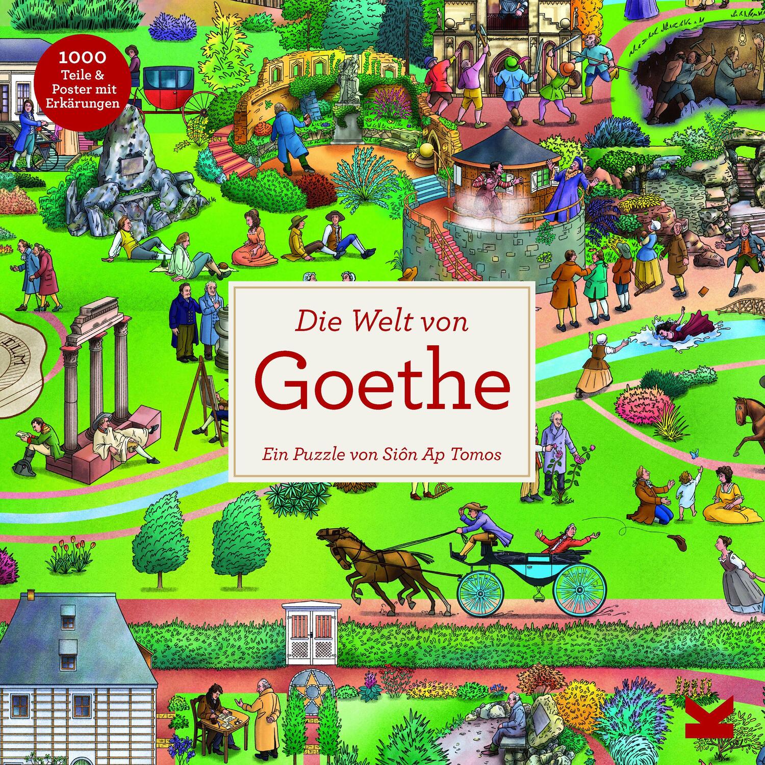 Cover: 9783962443696 | Die Welt von Goethe | Ein 1000-Teile-Puzzle | Stefan Bollmann | Spiel