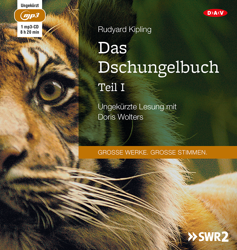 Cover: 9783862318667 | Das Dschungelbuch. Tl.1, 1 Audio-CD, 1 MP3 | Ungekürzte Lesung | CD